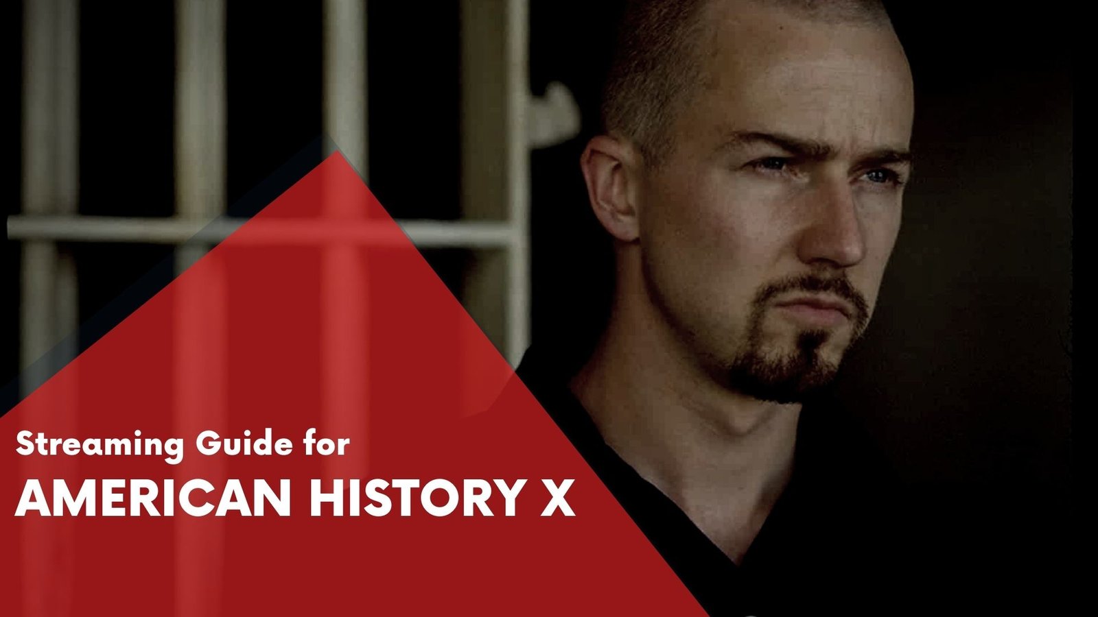 Answering if American History X can be watched online on Hulu