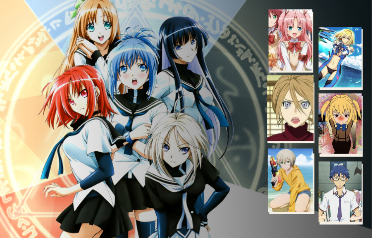 Post image showing characters from different trap anime
