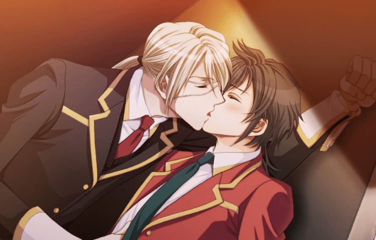 Gakuen Heaven gay kiss