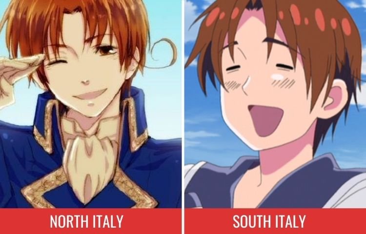 North South Italy