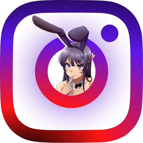 Sakurajima Mai Instagram All Icon