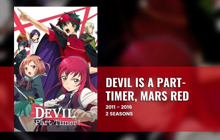 Devil is a part timer Mars Red