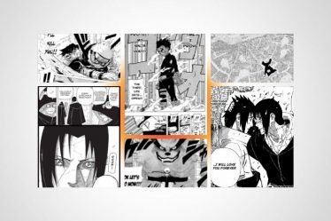 Naruto Manga Panels