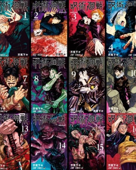 Jujutsu Kaisen manga covers
